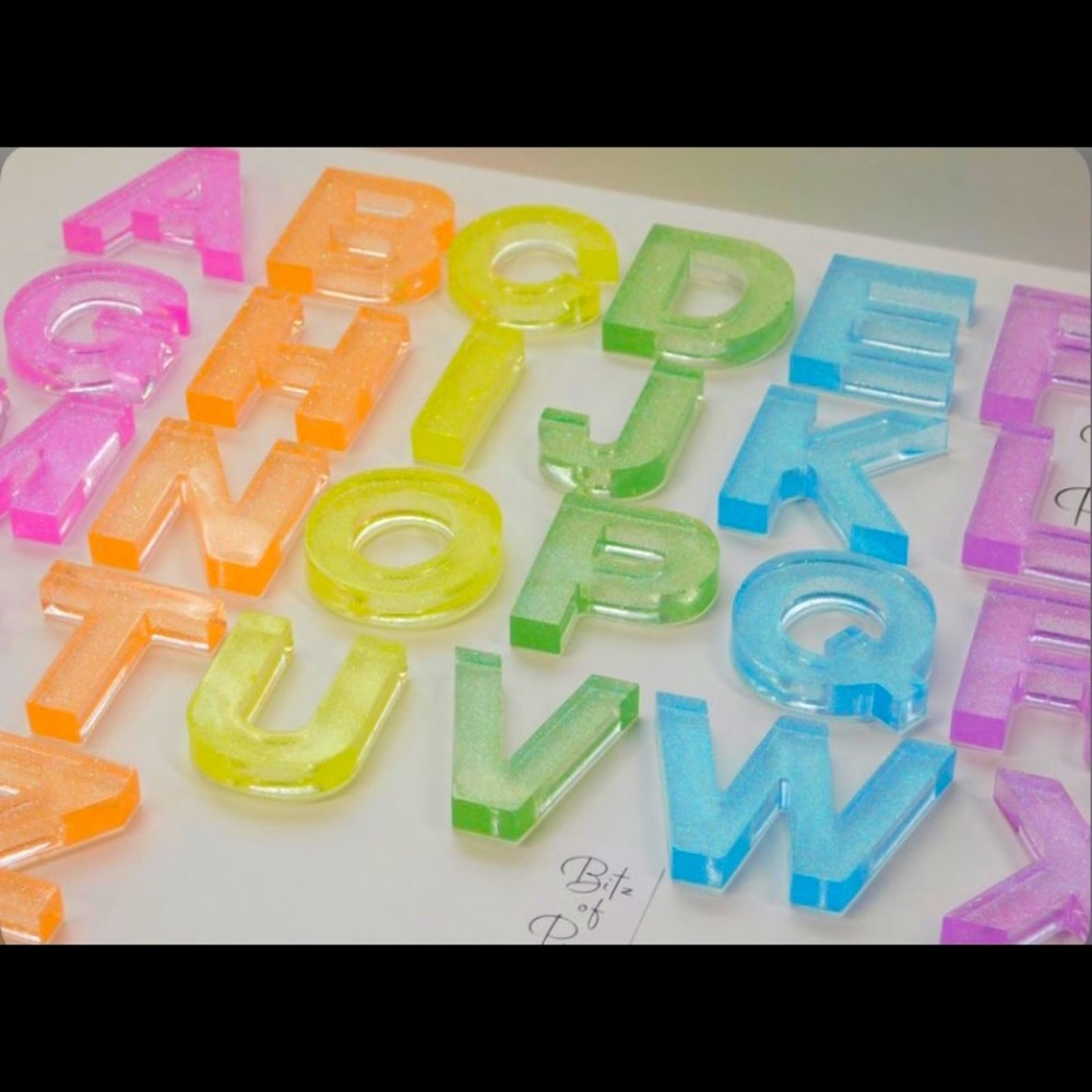 Custom alphabet magnets!!